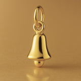 9ct Yellow Gold - Classic Christmas Bell Charm