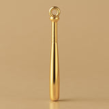 9ct Yellow Gold - Baseball Bat Charm
