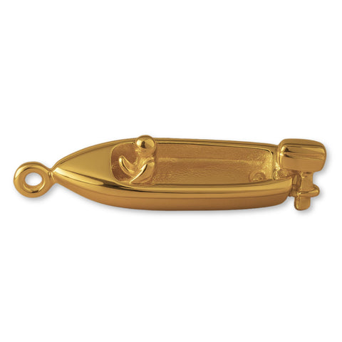 18ct Yellow Gold - Speed Boat Charm