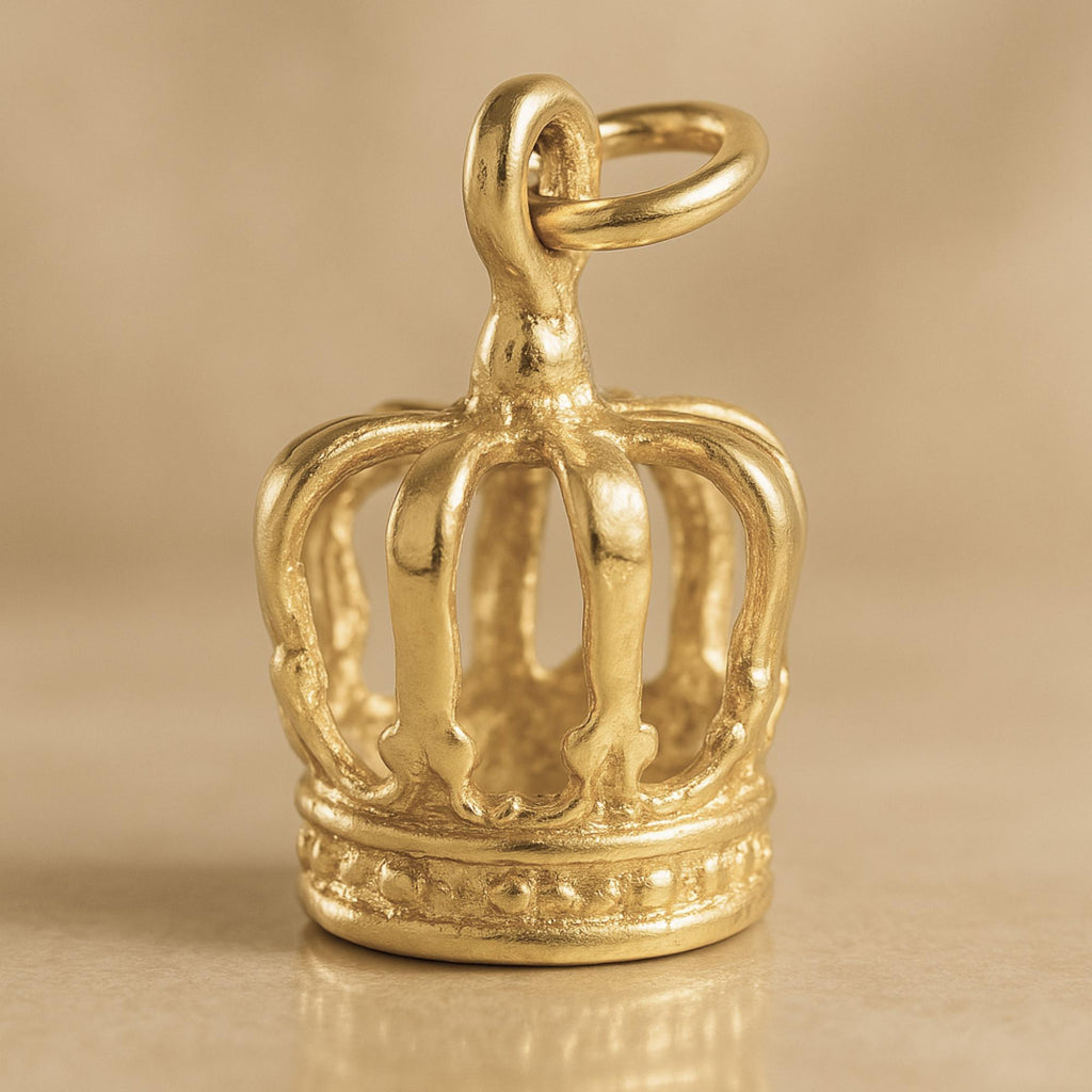 9ct Yellow Gold - Royal Crown Charm