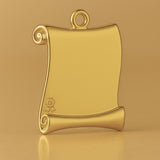 18ct Yellow Gold - Diploma Scroll Charm