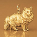 9ct Yellow Gold - Ragdoll Cat Charm