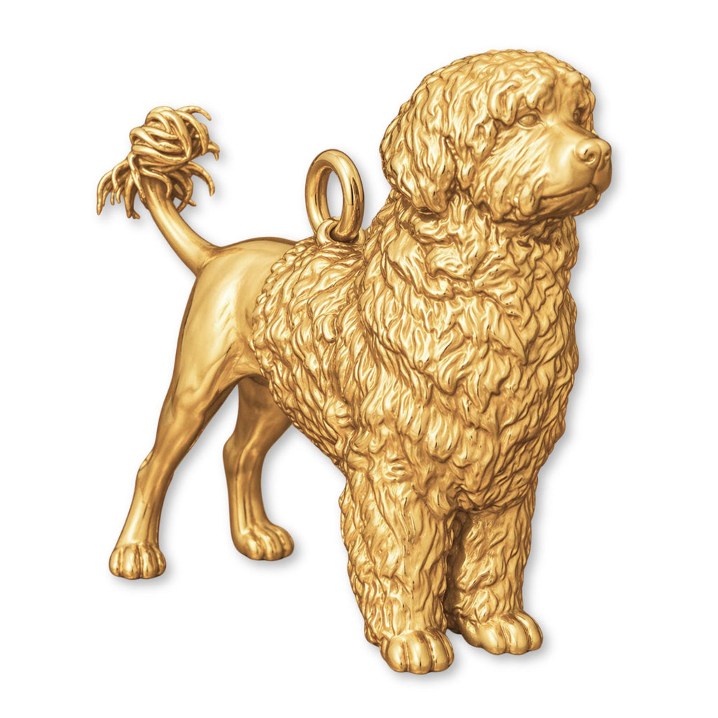 9ct Yellow Gold - Portuguese Water Dog Charm