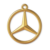 9ct Yellow Gold - Mercedes Charm