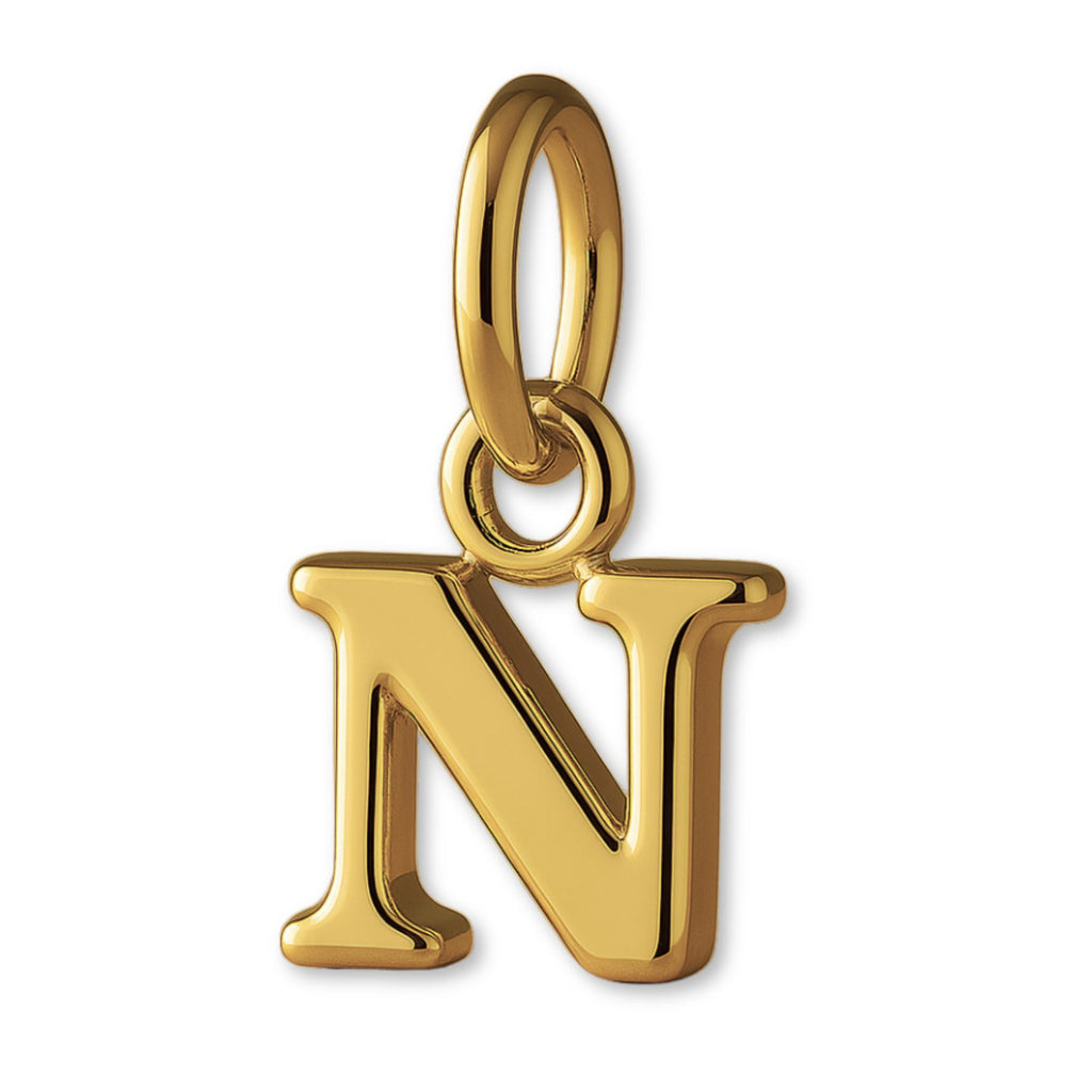 9ct Yellow Gold - Petite Letter Charm