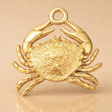 18ct Yellow Gold - Sea Crab Charm
