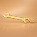 9ct Yellow Gold - Open End Wrench Charm