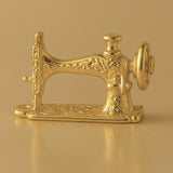 9ct Yellow Gold - Vintage Sewing Machine Charm