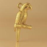 9ct Yellow Gold - Amazon Parrot Charm