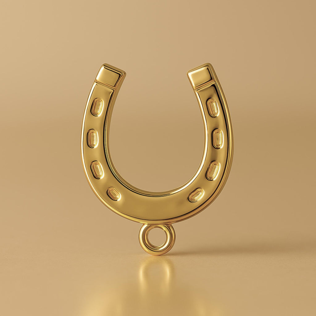 9ct Yellow Gold - Lucky Horseshoe Charm
