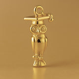 9ct Yellow Gold - Graduation Owl Charm