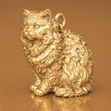 18ct Yellow Gold - Selkirk Rex Cat Charm