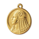 18ct Yellow Gold - Moon Goddess Amulet Charm