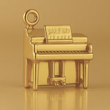 9ct Yellow Gold - Classic Upright Piano Charm