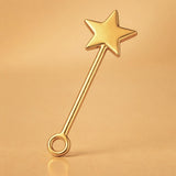 9ct Yellow Gold - Fairy Wand Charm