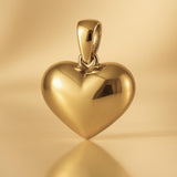 9ct Yellow Gold - Radiant Heart Charm