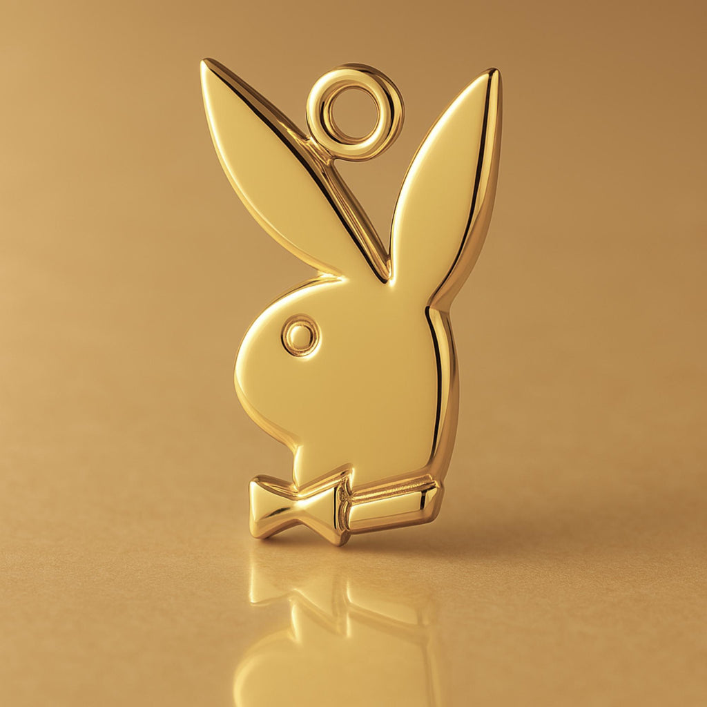 18ct Yellow Gold - Iconic Playboy Bunny Charm
