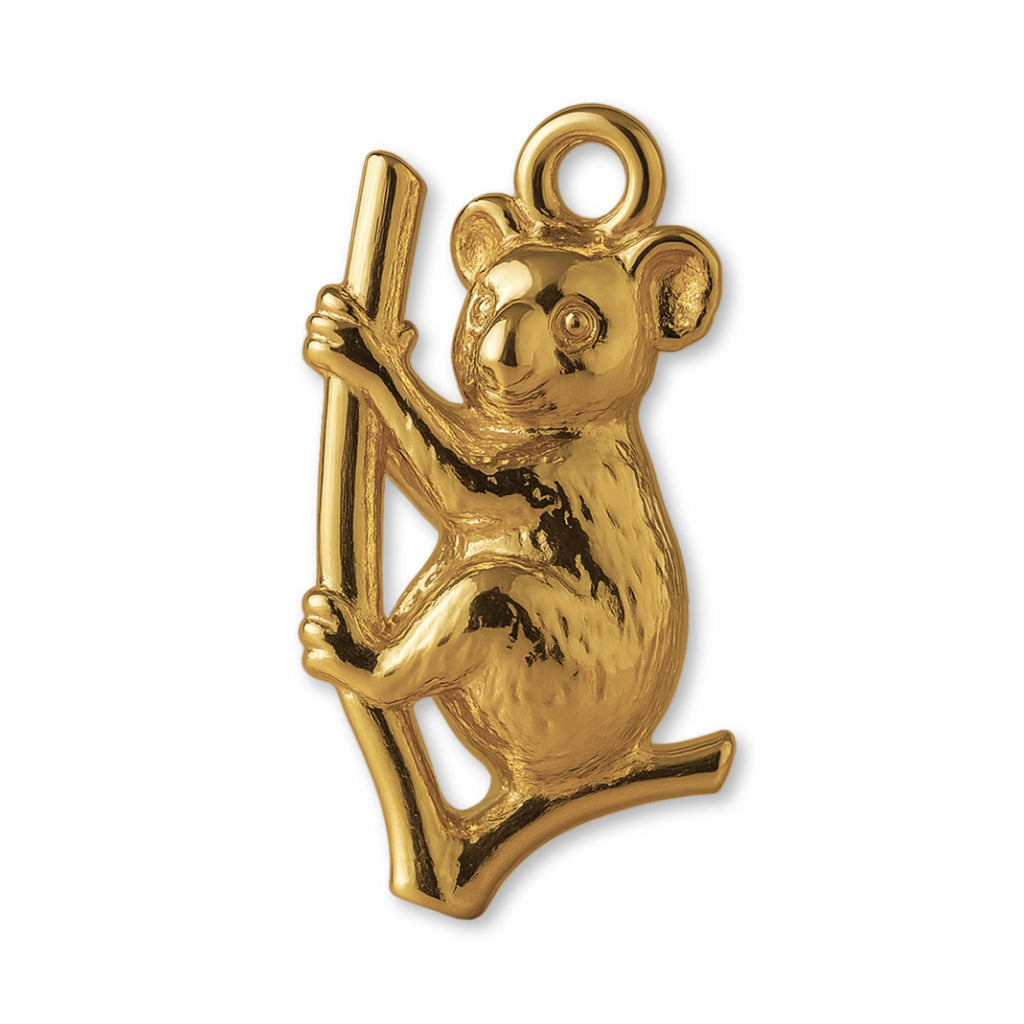 9ct Yellow Gold - Perched Koala Charm