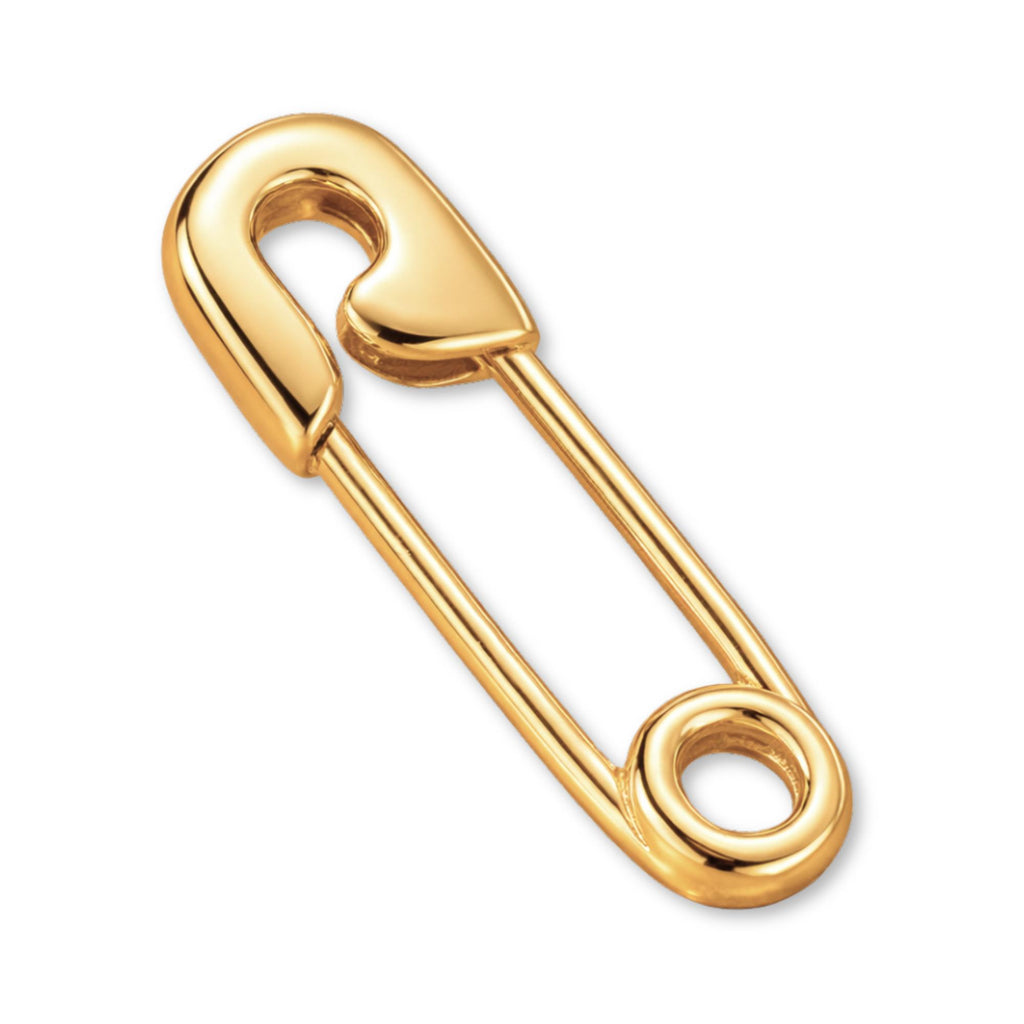 18ct Yellow Gold - Safety Pin Charm