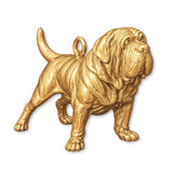 18ct Yellow Gold - Mastiff Dog Charm