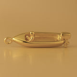 14ct Gold Plated - Speed Boat Charm