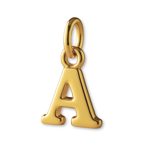 9ct Yellow Gold - Petite Letter Charm