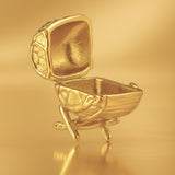 18ct Yellow Gold - Rustic Winery Display Barrel Charm