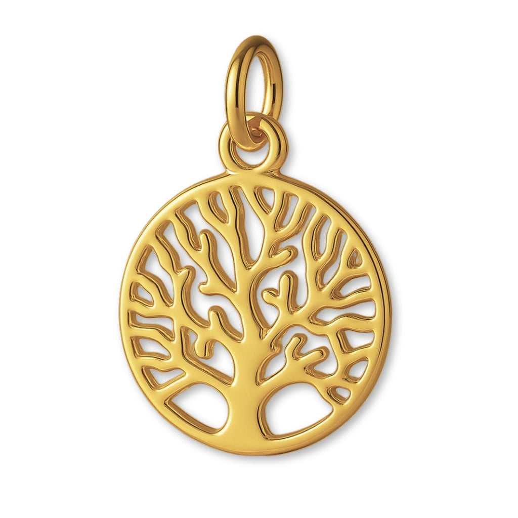 18ct Yellow Gold - Openwork Tree of Life Charm