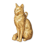 9ct Yellow Gold - Turkish Angora Cat Charm
