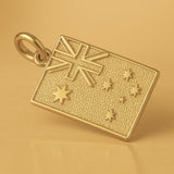 18ct Yellow Gold - Australian Flag Charm