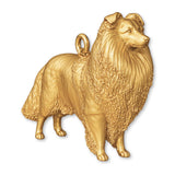 9ct Yellow Gold - Shetland Sheepdog Charm