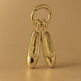 9ct Yellow Gold - Traditional Ballet Slippers Charm