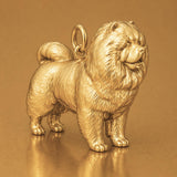 18ct Yellow Gold - Chow Chow Dog Charm