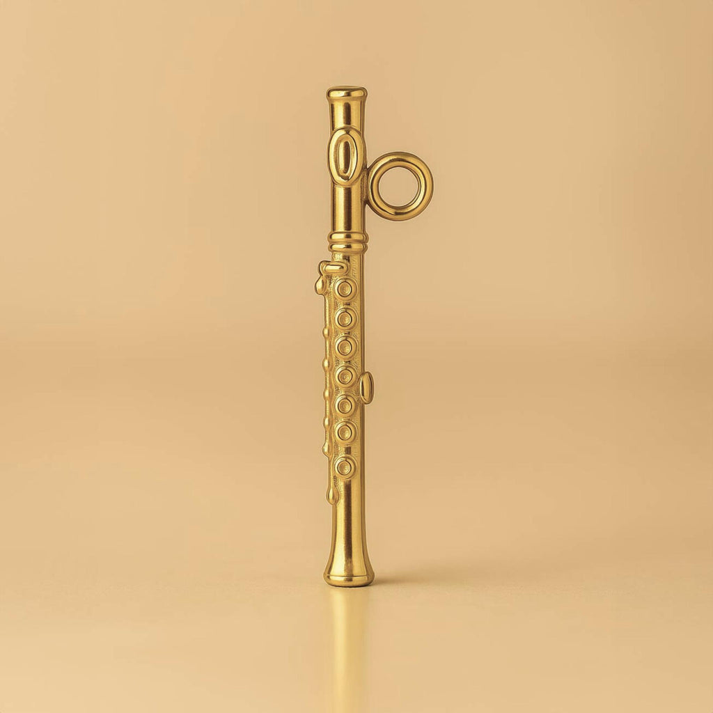9ct Yellow Gold - Concert Flute Charm