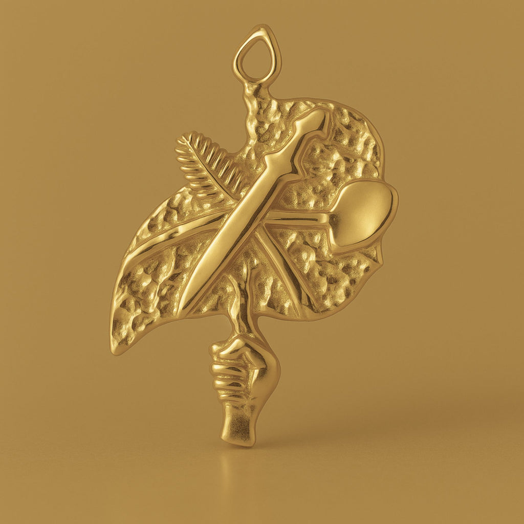 18ct Yellow Gold - Peace Sigil Charm