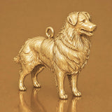 18ct Yellow Gold - Australian Shepherd Dog Charm
