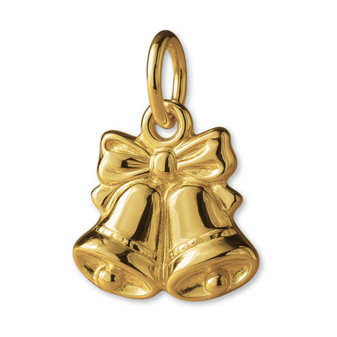 9ct Yellow Gold - Traditional Christmas Bells Charm