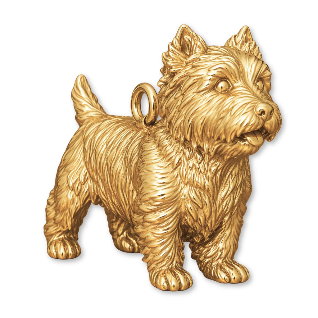 9ct Yellow Gold - West Highland White Terrier Dog Charm