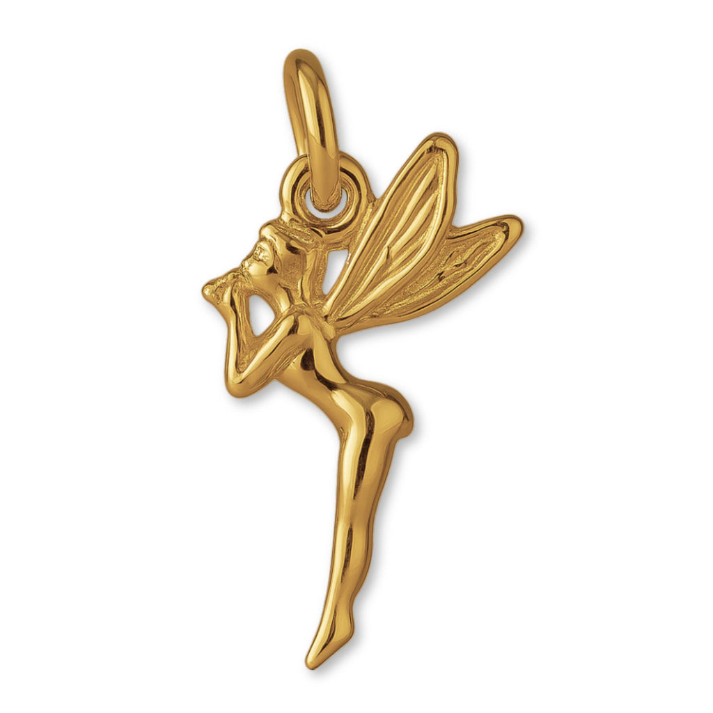 9ct Yellow Gold - Whimsical Fairy Charm