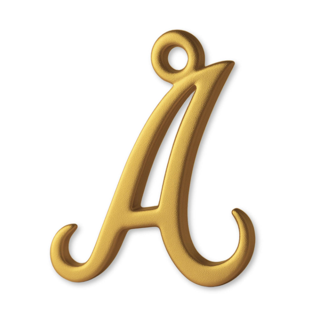 9ct Yellow Gold - Cursive Letter Charm