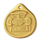 9ct Yellow Gold - Formula 1 Charm