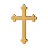 18ct Yellow Gold - Trefoil Crucifix Charm