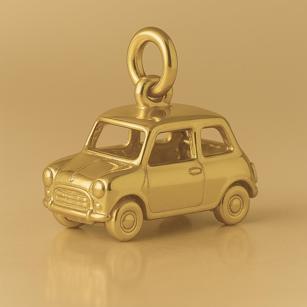 9ct Yellow Gold - Retro Mini Car Charm
