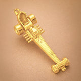 9ct Yellow Gold - Dragster Racer Charm