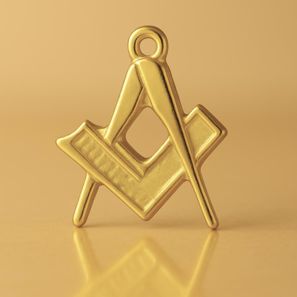 9ct Yellow Gold - Freemason Charm