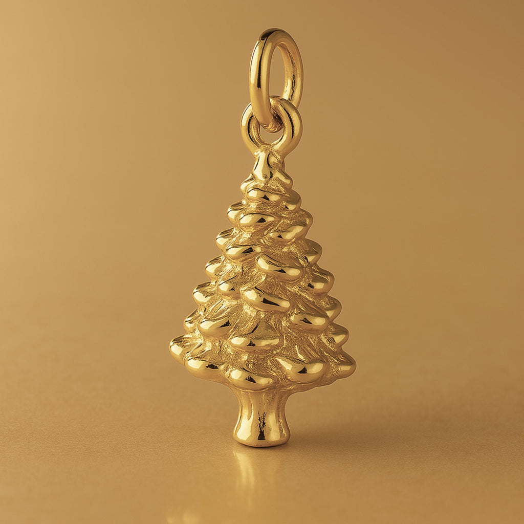 18ct Yellow Gold - Classic Christmas Tree Charm
