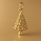 18ct Yellow Gold - Classic Christmas Tree Charm