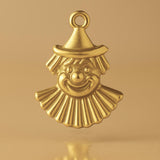9ct Yellow Gold - Carnival Clown Charm