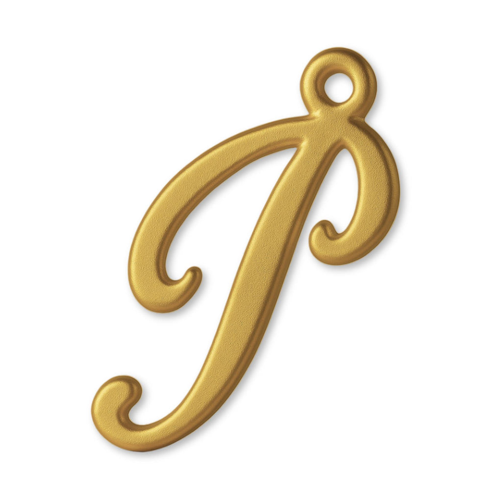 9ct Yellow Gold - Cursive Letter Charm