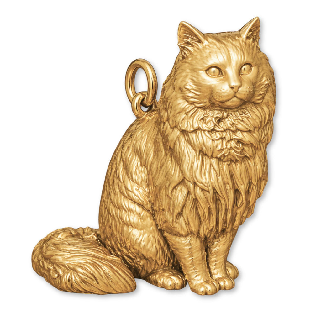 18ct Yellow Gold - Ragamuffin Cat Charm